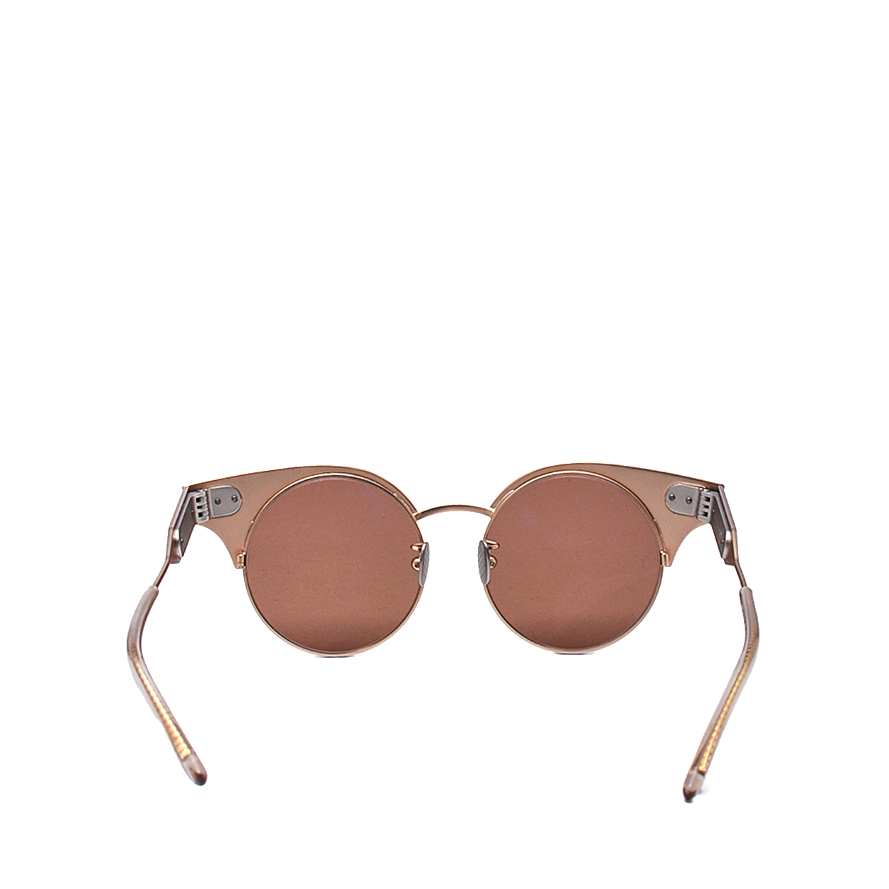 BOTTEGA VENETA -Cat Eye Ruthenium Gold Toned Sunglasses 